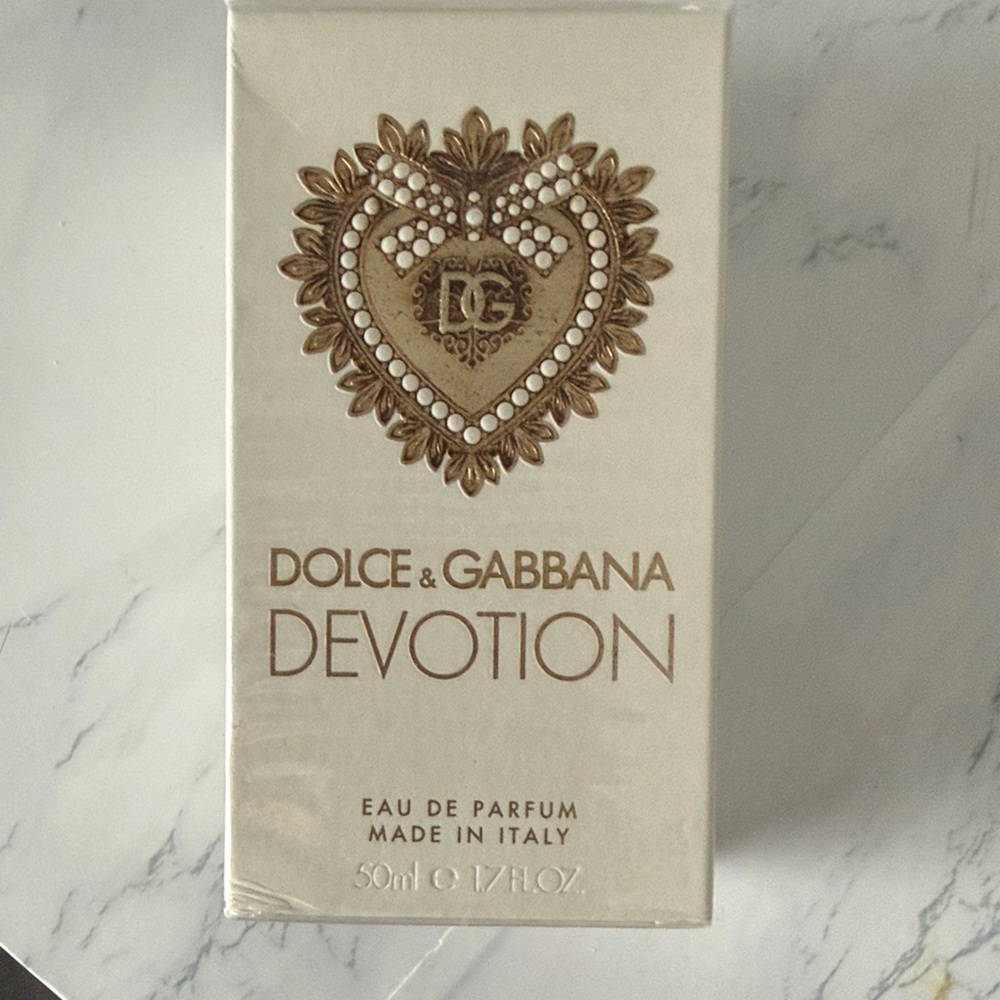 Dolce & Gabbana Devotion Perfume with Gold Accents